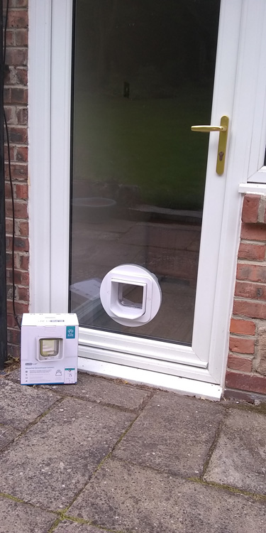 Cat flap fitters Hamsterley Mill and Consett