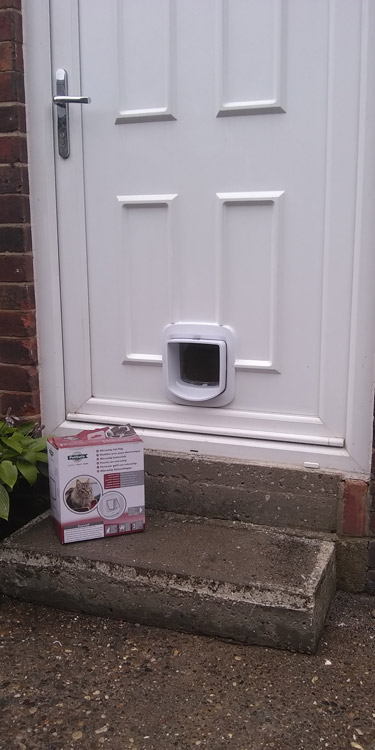 Cat flap fitters Stanley and Consett