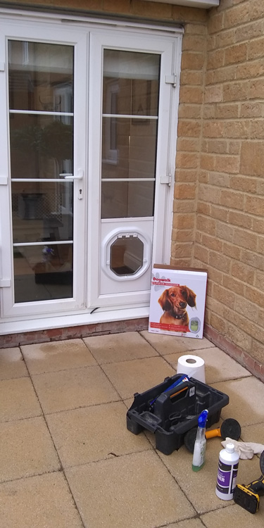 Dog flap fitters Walbottle and Newcastle