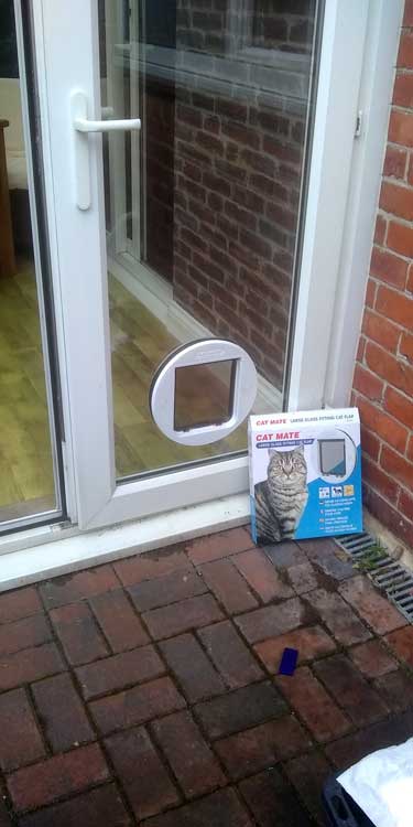 Cat and dog flap fitters Blyth and Cramlington