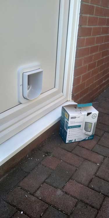 Cat and dog flap fitters Durham