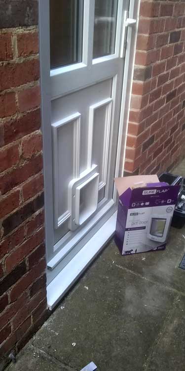 Cat and dog flap fitters Middlesbrough