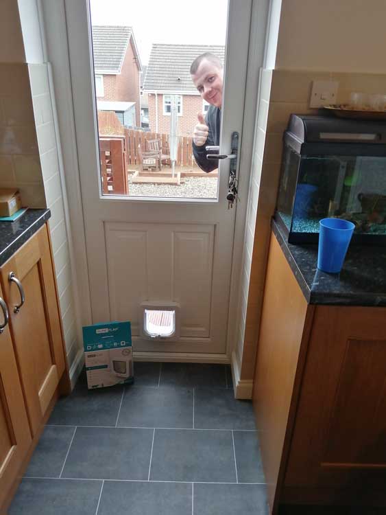Cat and dog flap fitters Scarborough and Whitby