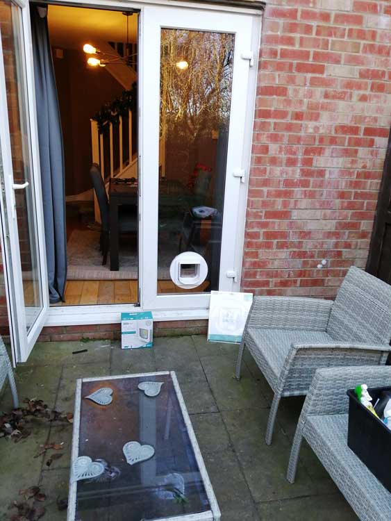 Cat and dog flap fitters Stanley and County Durham