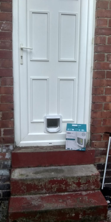 Cat and dog flap fitters Walker and Newcastle