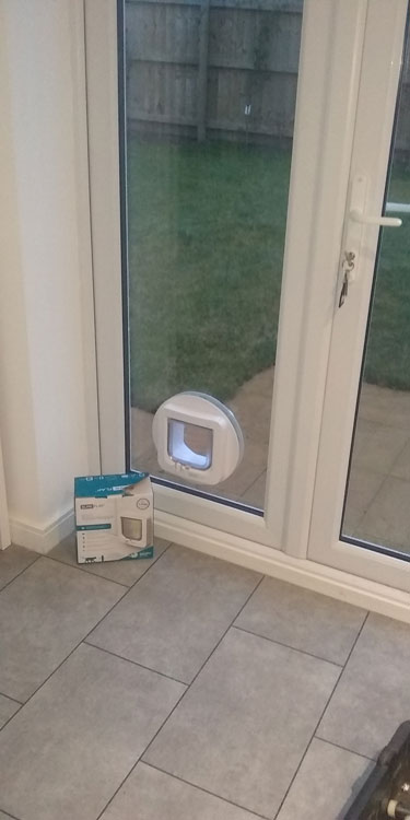 Cat flap fitters Morpeth and Northumberland