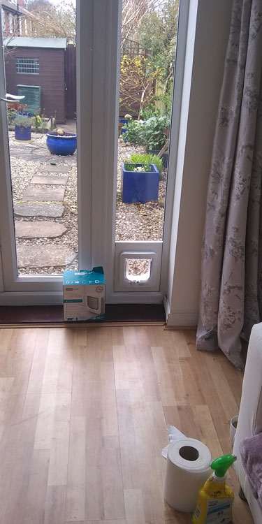 Cat and dogflap fitters Kenton and Newcastle