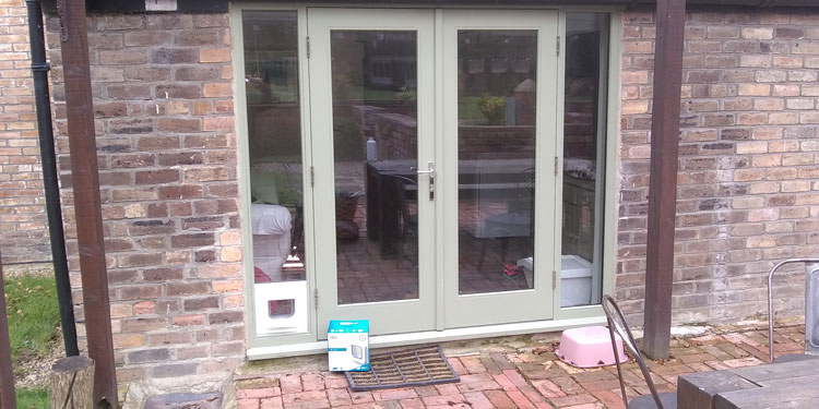 Cat and dog flap fitters Ovington and Northumberland