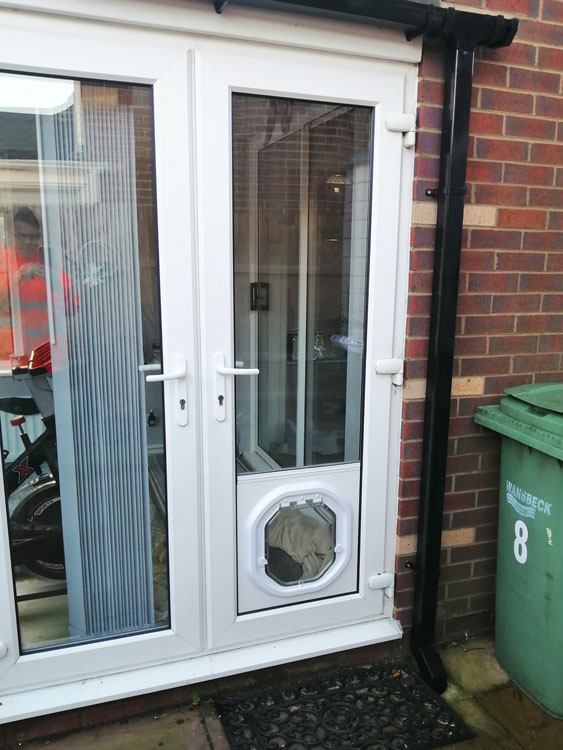 Cat and dog flap fitters Ashington and Blyth