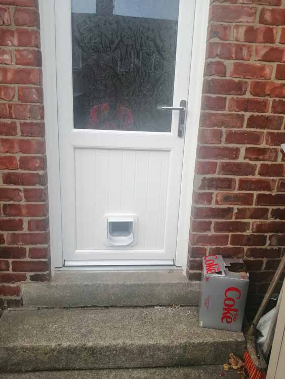 Cat and dog flap fitters Byker and Walker