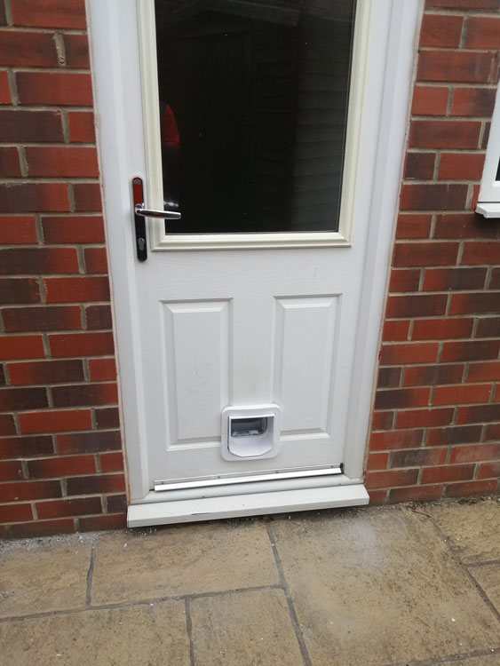 Cat flap fitters Heaton and Newcastle