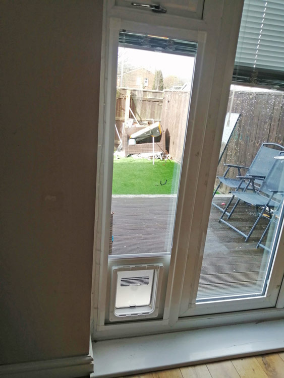 Dog flap fitters Wallsend and Newcastle