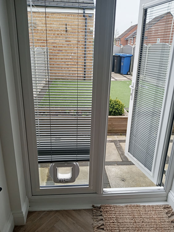 Cat flaps fitted in glass near me