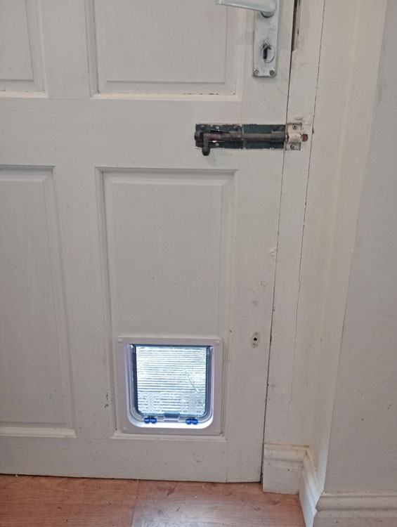 Cat flap installers Newcastle