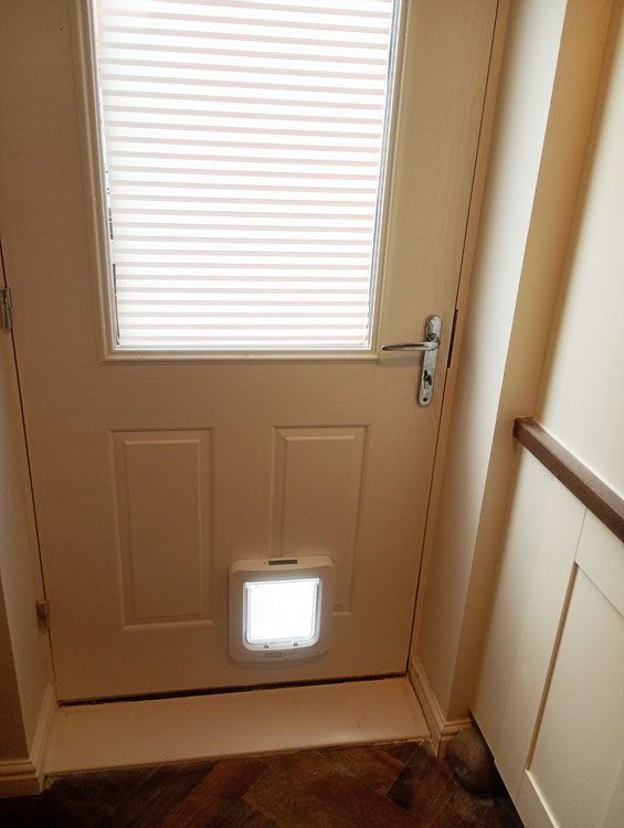 Cat flap installers Whitley Bay