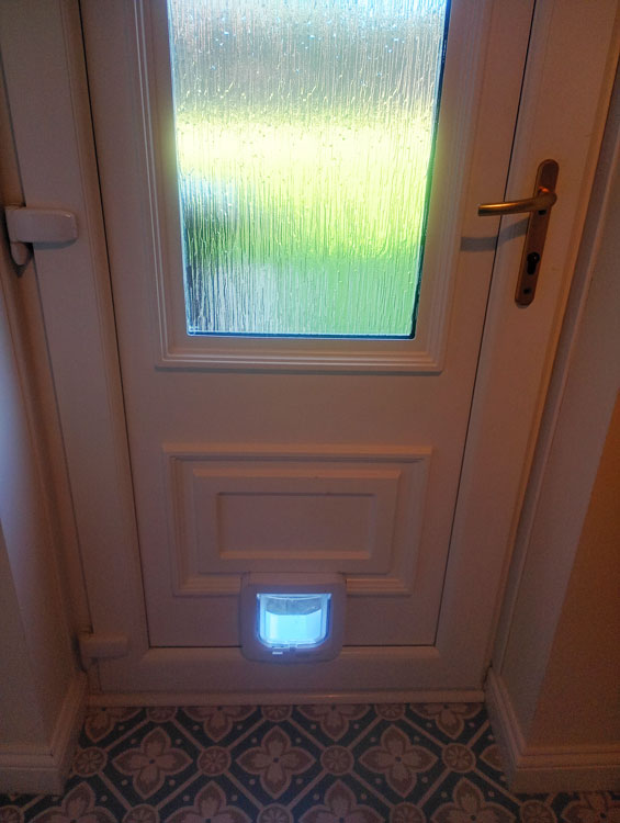 SureFlap microchip cat flap installation