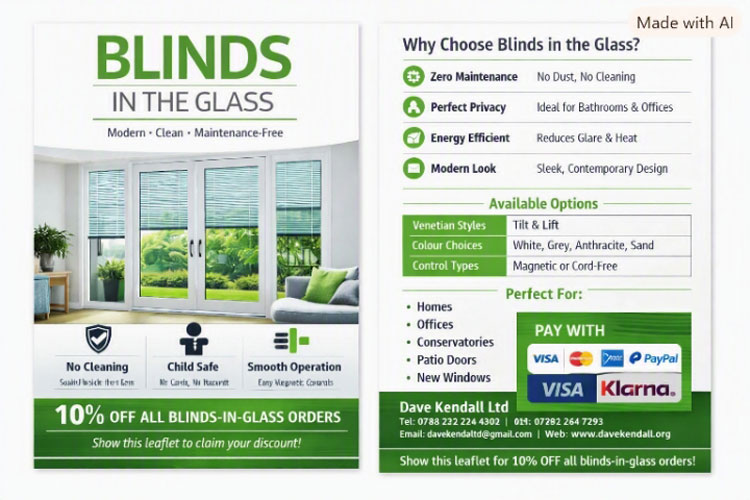 Blinds in Glass