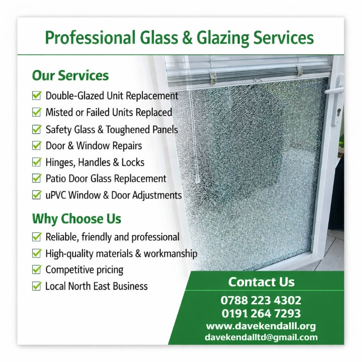 Glass and glazing Darras Hall and Ponteland