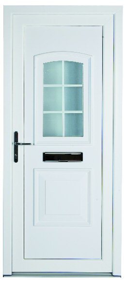 white pvcu door newcastle