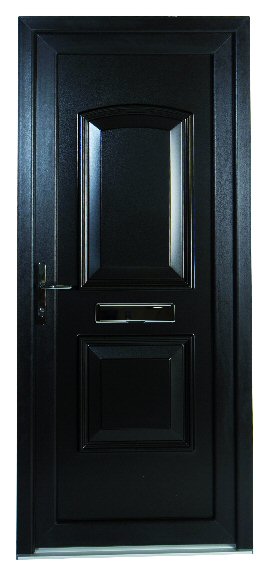 black coloured pvcu doors newcastle
