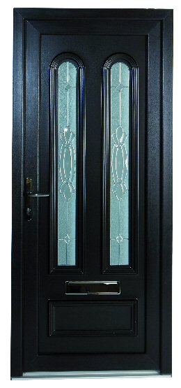 black pvcu door newcastle