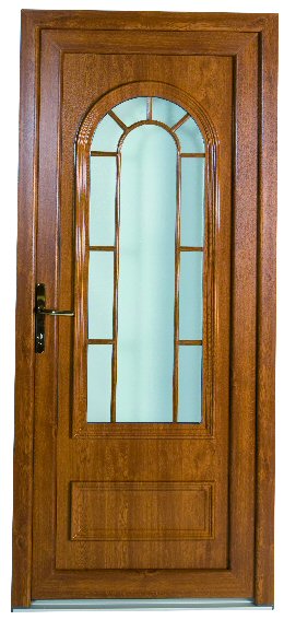 brown coloured pvcu doors newcastle