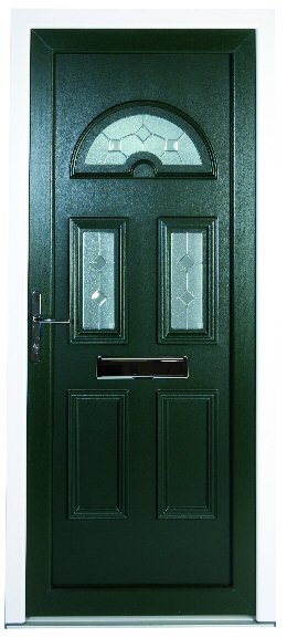 green pvcu door newcastle