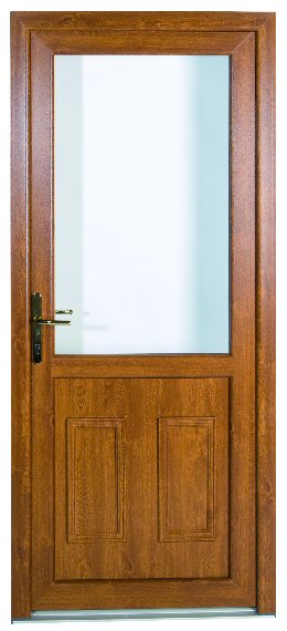 brown coloured pvcu doors newcastle