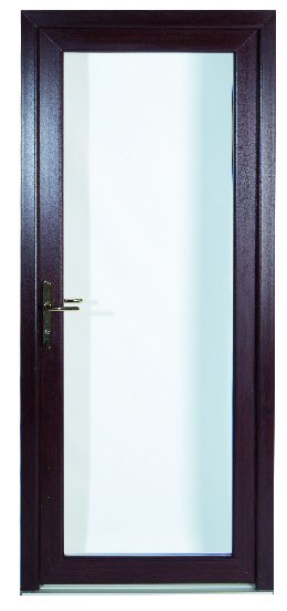 mahogany coloured pvcu doors newcastle