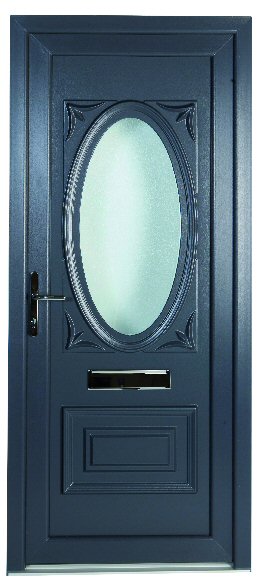 grey coloured pvcu doors newcastle