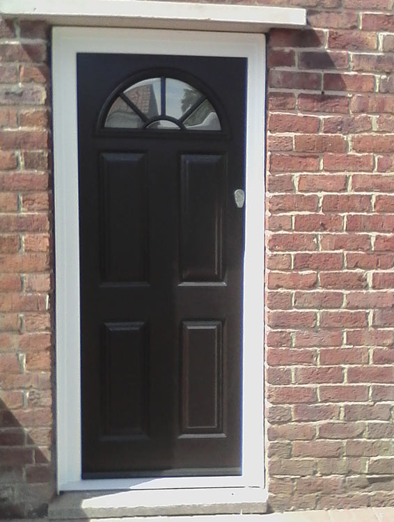 Endurance solid timber filled composite doors fitted at Gosforth