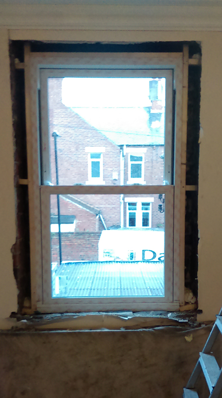 Rehau sliding sash windows Sunderland and Durham