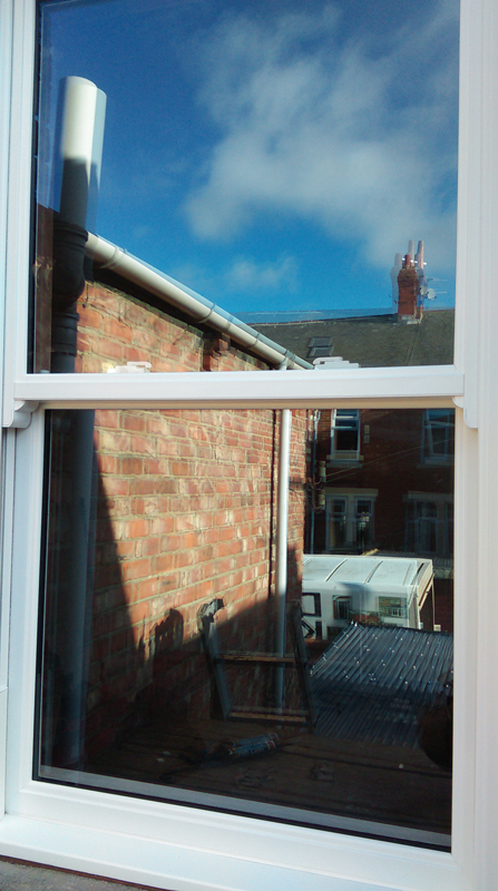 PVCu sliding sash windows Ashington and Blyth