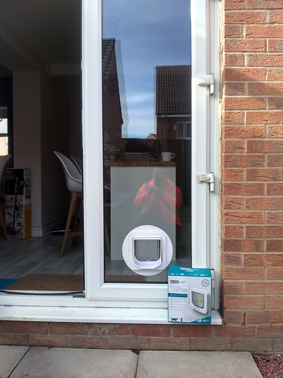 Cat flap fitters Lake District and Cumbria 