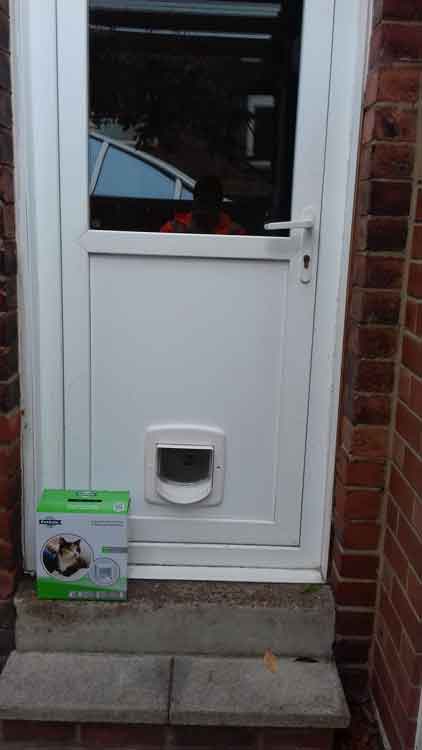 cat flap fitters North Shields
