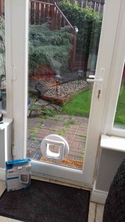cat flap fitters Throckley