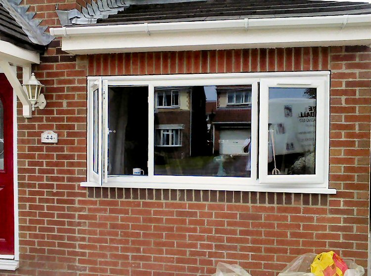 PVCu frame, A-Rated glass, garage conversions Newcastle