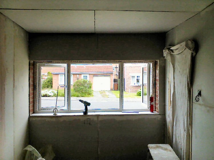 A-Rated window fitted - garage conversions Newcastle