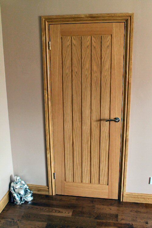 Solid wood oak door fitters Newcastle