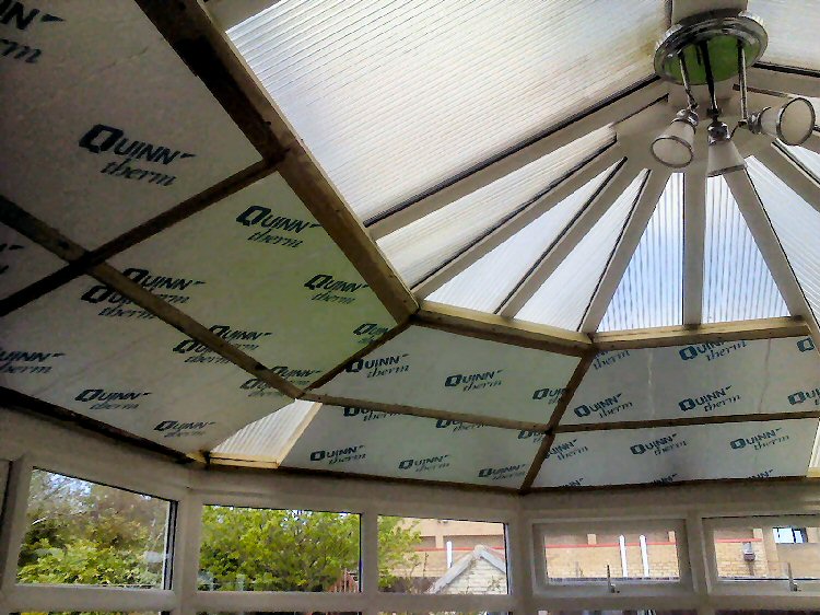 Conservatory roof insulation system Newcastle