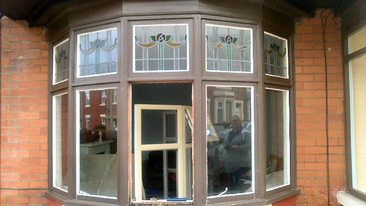 coloured bay window installers Northumberland and Blyth
