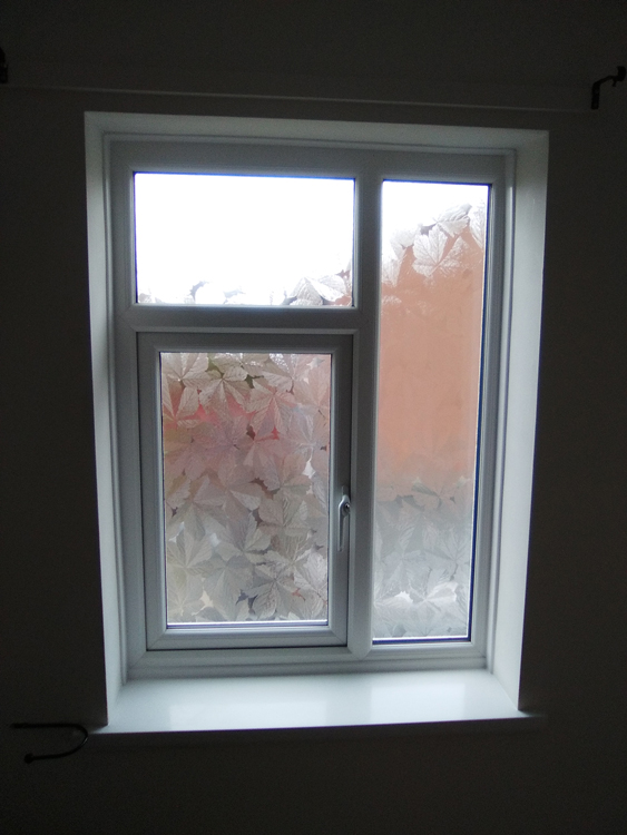 rehau double glazed windows with frosted glass newcastle
