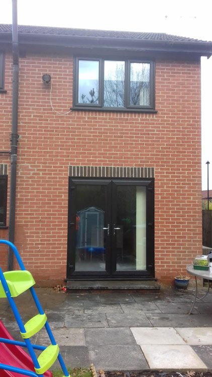 Triple glazed french doors York supply only